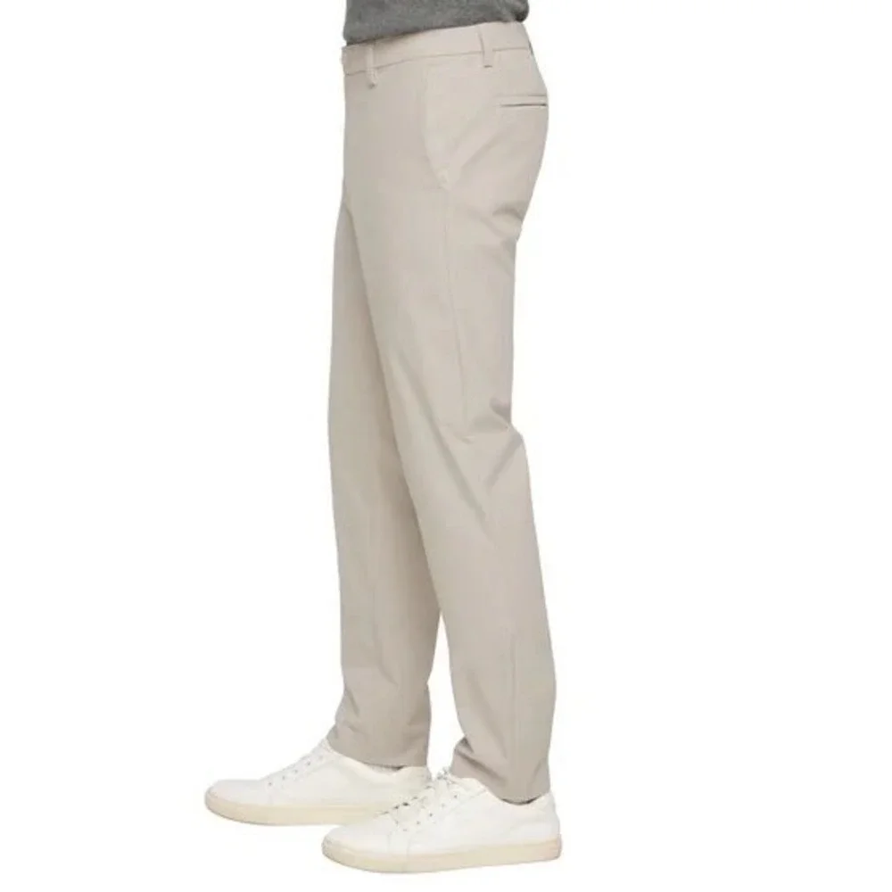 NWT Banana Republic Men Commuter Flex Pant Tan Athletic  36x32 Water Repellent - Picture 2 of 7